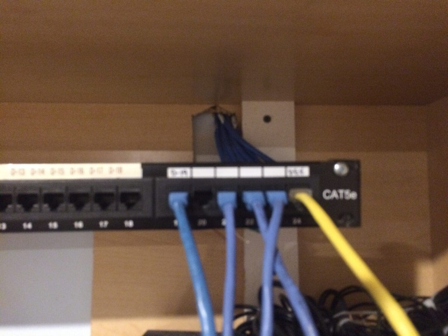 Dirty Network Closet Wiring Clean Tech Support #1 Annapolis